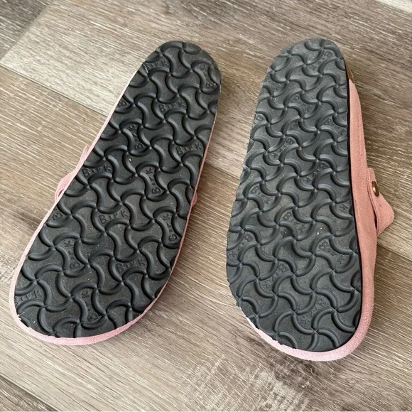 HOLD. Birkinstock Pink Suede Women's Clogs sz39 - Picture 4 of 4